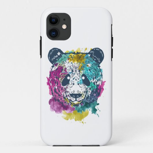 Cooler Bär Geschenk, Lustiger Panda Case-Mate iPhone Hülle (Rückseite)