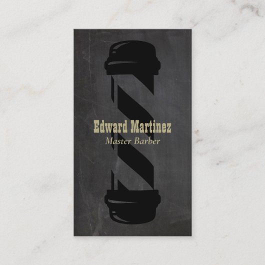 COOLER Barbershop-Knotenpunkt Visitenkarte (Vorderseite)
