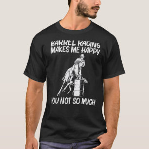 Cooler Barrel Racing für Frauen Männer Rodeo Pferd T-Shirt