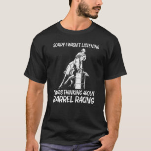Cooler Barrel Racing für Frauen Männer Rodeo Pferd T-Shirt