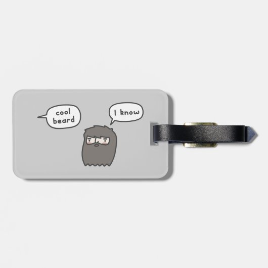 Cooler Bart Gepäckanhänger (Rückseite horizontal)