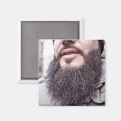 Cooler Bart- und Mustache-Magnet Magnet (Vorderseite/Rückseite)