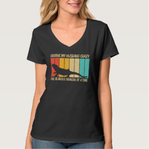 Cooler Bartagame für Frauen Mutter Reptil Echse T-Shirt