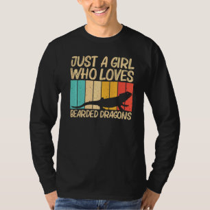 Cooler Bartagame für Mädchen Kinder Reptil Echse T-Shirt