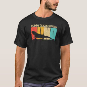 Cooler Bartdrache für die weibliche Mama Reptile L T-Shirt