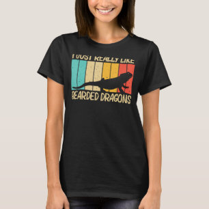 Cooler Bartdrache für Männer Frauen Reptilienechse T-Shirt