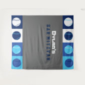 COOLER BASEBALL Bar Mitzvah Foto Op Hintergrund Wandteppich (Vorderseite (Horizontal))