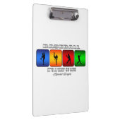 Cooler Baseball Klemmbrett (Rechts)