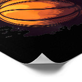 Cooler Baseball Mit Krone Poster (Ecke)