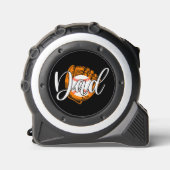 Cooler Baseball-Vater Maßband (Vorderseite)