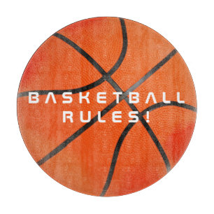 Cooler Basketball ordnet Sport-Geschenk an Schneidebrett