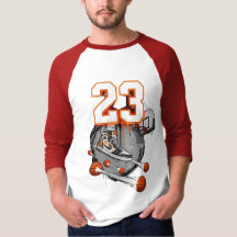Cooler Basketball-Sneaker 23 Sporty Raglan-Shirt