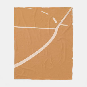 Cooler Basketballkorb Fleecedecke