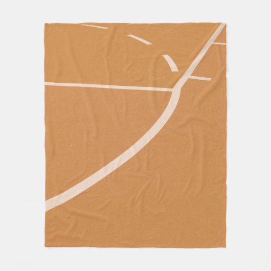 Cooler Basketballkorb Fleecedecke (Vorderseite)