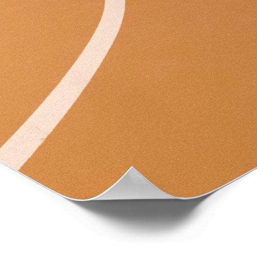 Cooler Basketballkorb Poster (Ecke)