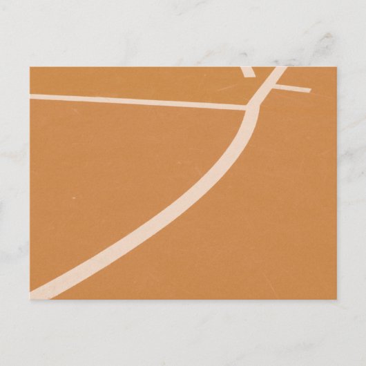 Cooler Basketballkorb Postkarte (Vorderseite)