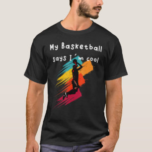 Cooler Basketballspieler T-Shirt