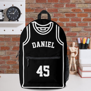 Cooler Basketballspielername und -nummer angepasst Bedruckter Rucksack