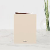 Cooler Bauer Karte (Rückseite)