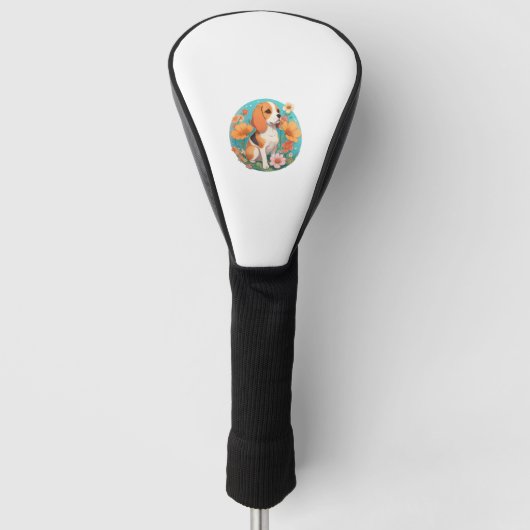 COOLER BEAGLE 2 GOLF HEADCOVER (Vorderseite)