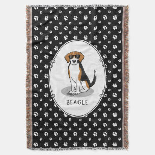 Cooler Beagle mit Sonnenbrille (Tri-Farbe 3) Funny Decke