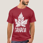 Cooler beängstigender Canada Souvenir Maple Leaf T T-Shirt (Vorderseite)