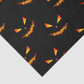 Cooler beängstigender Jack O'Lantern-Gesichtsaussc Seidenpapier (Ausschnitt)