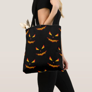 Cooler beängstigender Jack O'Lantern-Gesichtsaussc Tasche