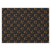 Cooler beängstigender Jack O'Lantern-Gesichtsaussc Tischdecke (Vorderseite (Horizontal))