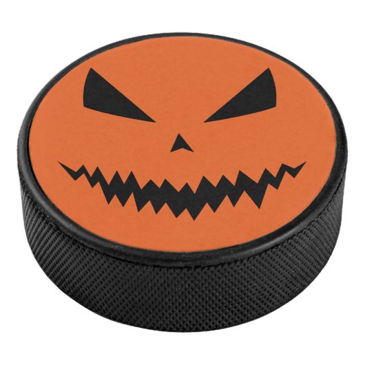 Cooler beängstigender Jack O'Lantern Halloween Eishockey Puck (3/4)
