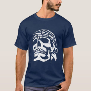 Cooler beängstigender Piratenschädel T-Shirt