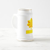 Cooler bedeutender fantastischer Soldatentwurf Bierglas (Vorderseite Links)