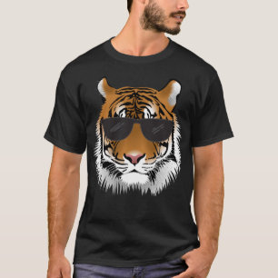 Cooler Bengalischer Tiger mit Sonnenbrille Bengali T-Shirt