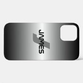 Cooler benutzerdefinierbarer Name und Monogramm Case-Mate iPhone Hülle (Rückseite (Horizontal))