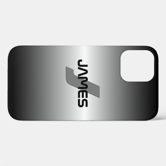 Cooler benutzerdefinierbarer Name und Monogramm Case-Mate iPhone Hülle (Rückseite (Horizontal))