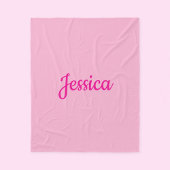 Cooler benutzerdefinierbarer Text Fleecedecke