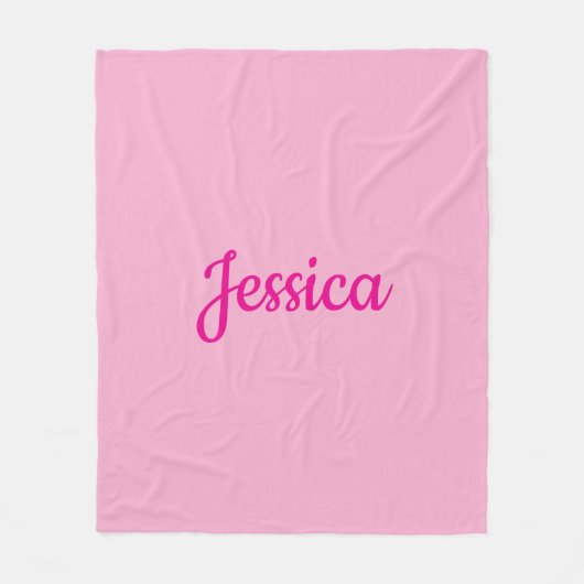 Cooler benutzerdefinierbarer Text Fleecedecke (Vorderseite)