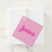 Cooler benutzerdefinierbarer Text Geschenkanhänger (Beispiel)