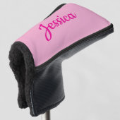 Cooler benutzerdefinierbarer Text Golf Headcover (3/4 Vorderseite)