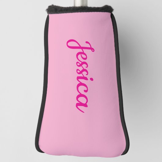 Cooler benutzerdefinierbarer Text Golf Headcover (Rotieren 90)