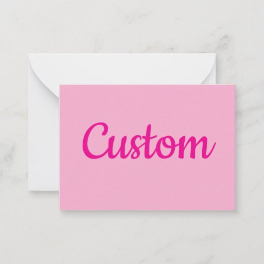 Cooler benutzerdefinierbarer Text Mitteilungskarte (Vorderseite)