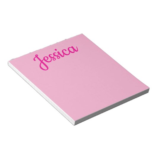 Cooler benutzerdefinierbarer Text Notizblock (angewinkelt)