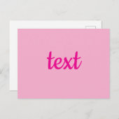 Cooler benutzerdefinierbarer Text Postkarte (Vorne/Hinten)