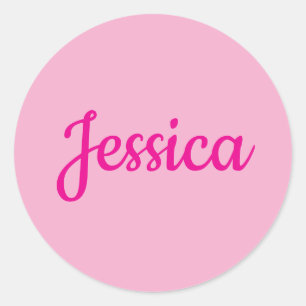 Cooler benutzerdefinierbarer Text Runder Aufkleber