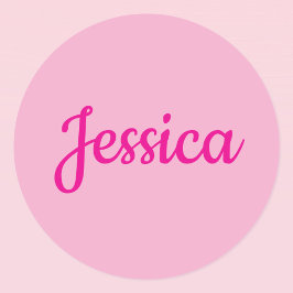 Cooler benutzerdefinierbarer Text Runder Aufkleber