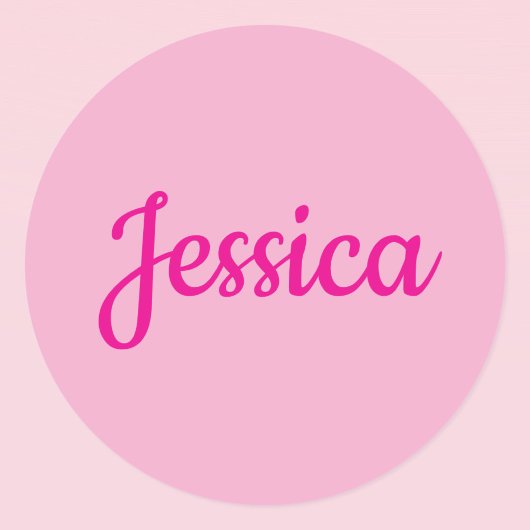 Cooler benutzerdefinierbarer Text Runder Aufkleber