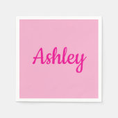 Cooler benutzerdefinierbarer Text Serviette (Vorderseite)