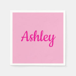 Cooler benutzerdefinierbarer Text Serviette