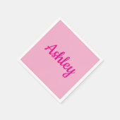 Cooler benutzerdefinierbarer Text Serviette (Ecke)