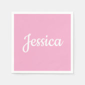 Cooler benutzerdefinierbarer Text Serviette (Vorderseite)